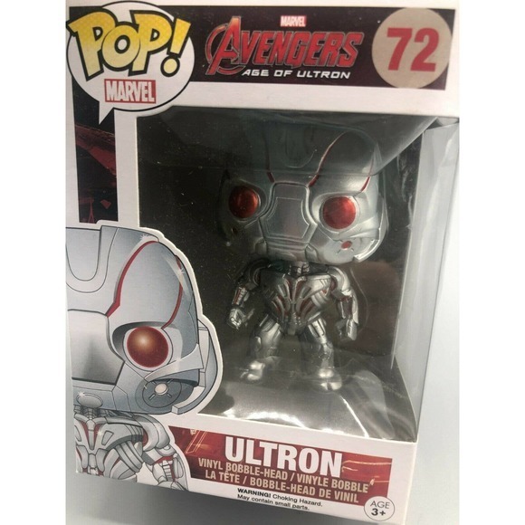 Funko POP Marvel Avengers‎ Ultron Bobble Head Figure #72  New - Picture 1 of 5